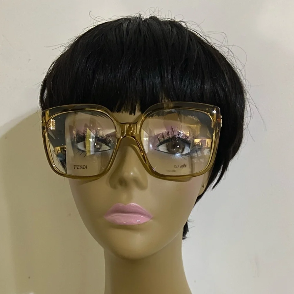 FENDI 55mm Square Optical Frames